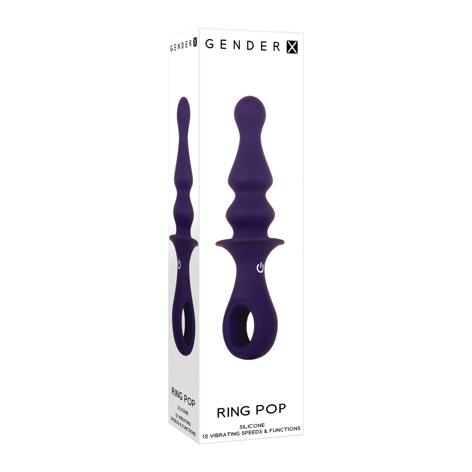 Gender X Purple Ring Pop Vibrator Plug