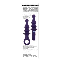 Gender X Purple Ring Pop Vibrator Plug