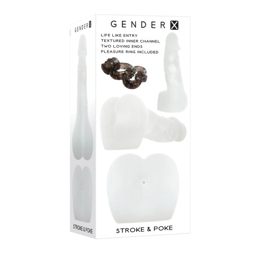 Gender X Stroke & Poke Clear Stroker