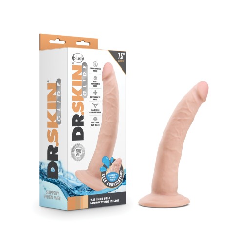 Dildo Auto-lubricante Dr. Skin Glide 7.5 Pulgadas