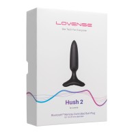 Plug Anal Vibrante Lovense Hush 2 - Máxima Comodidad