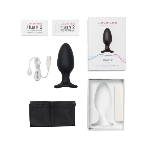 Lovense Hush 2 Butt Plug Black