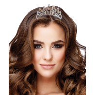 Rose Gold Birthday Girl Tiara Glamorous Accessory