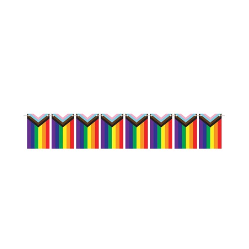 Pride Flag Pennant Streamer