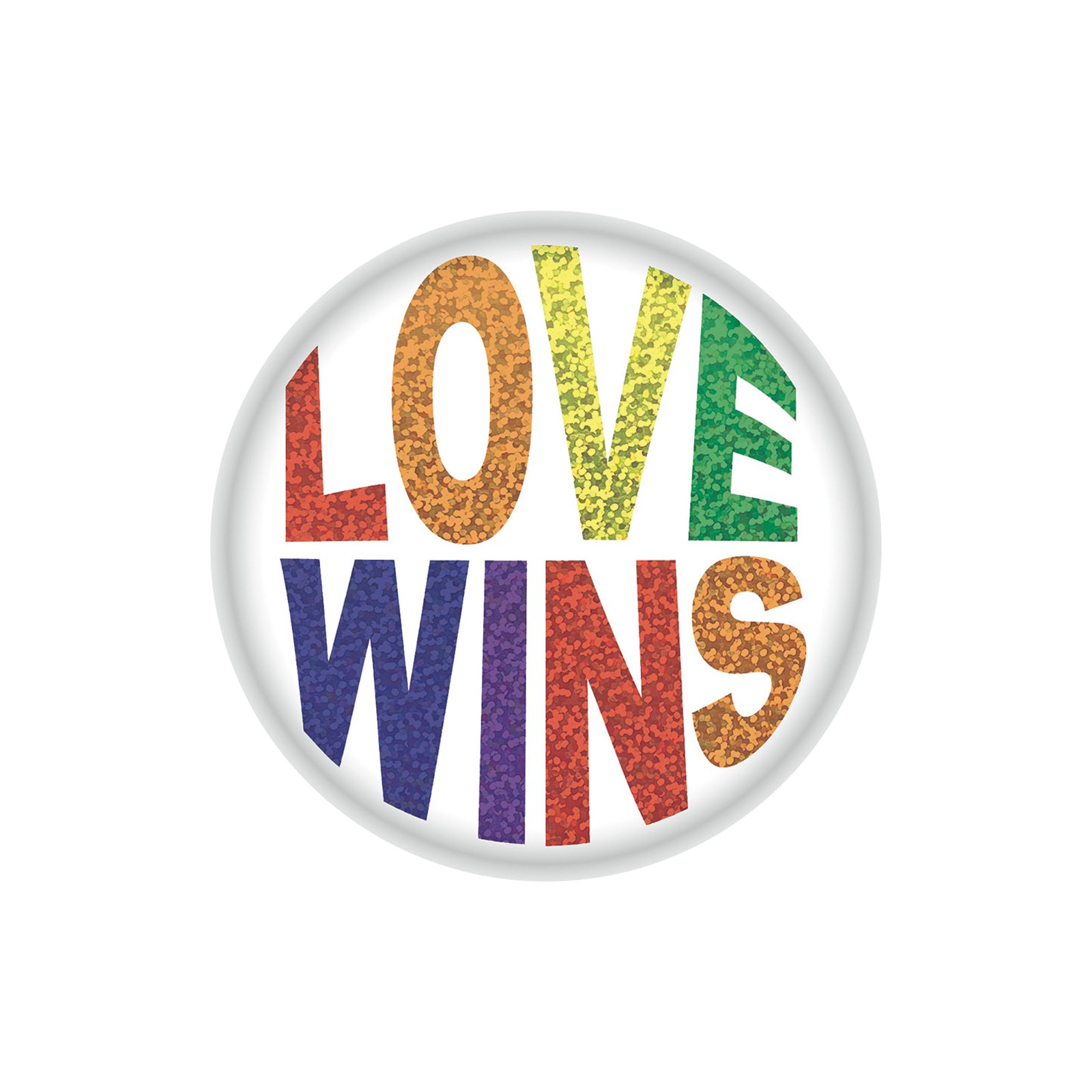 Love Wins Button from Beistle