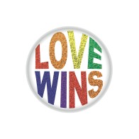 Love Wins Button from Beistle