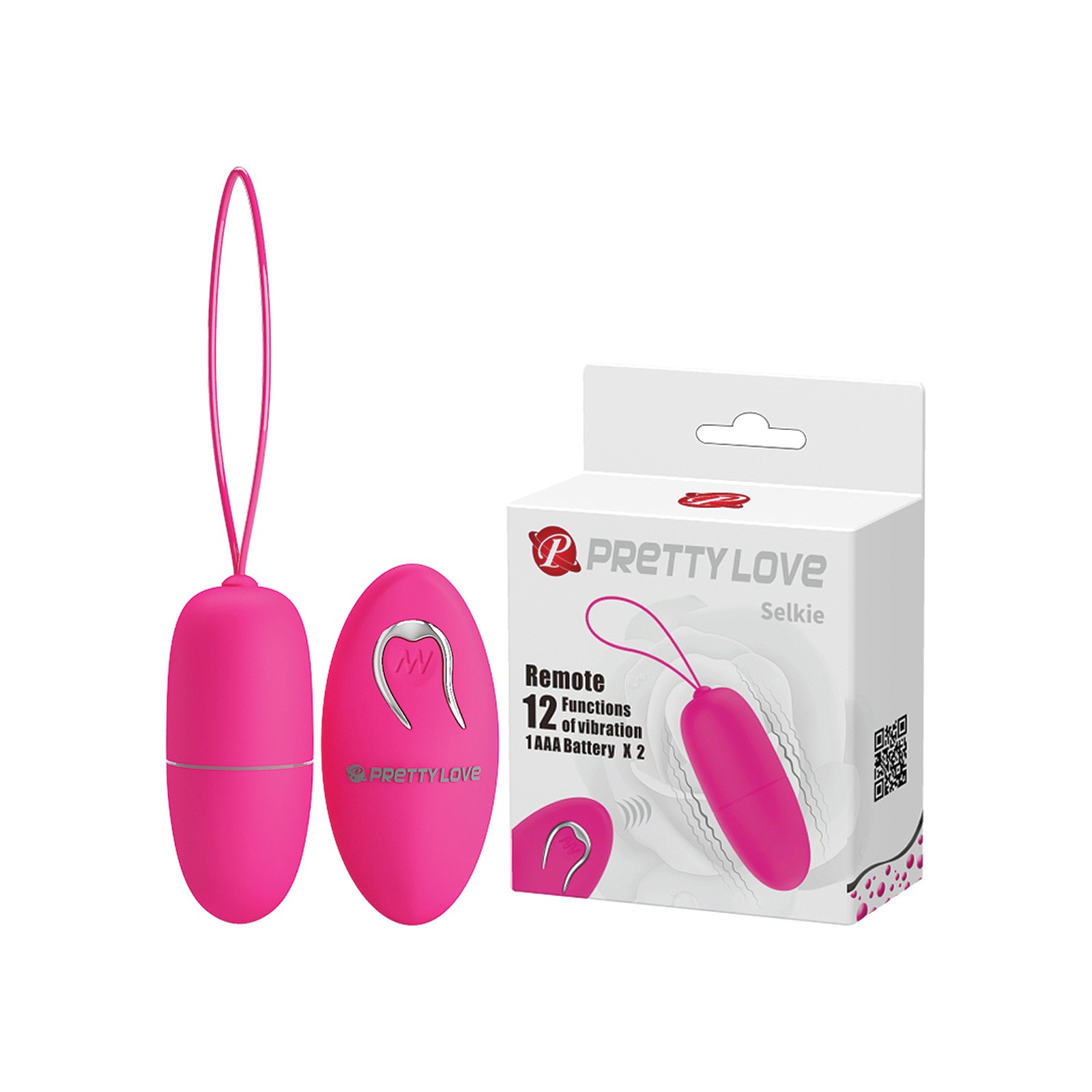 Huevo Vibrador Inalámbrico Pretty Love Selkie Fucsia