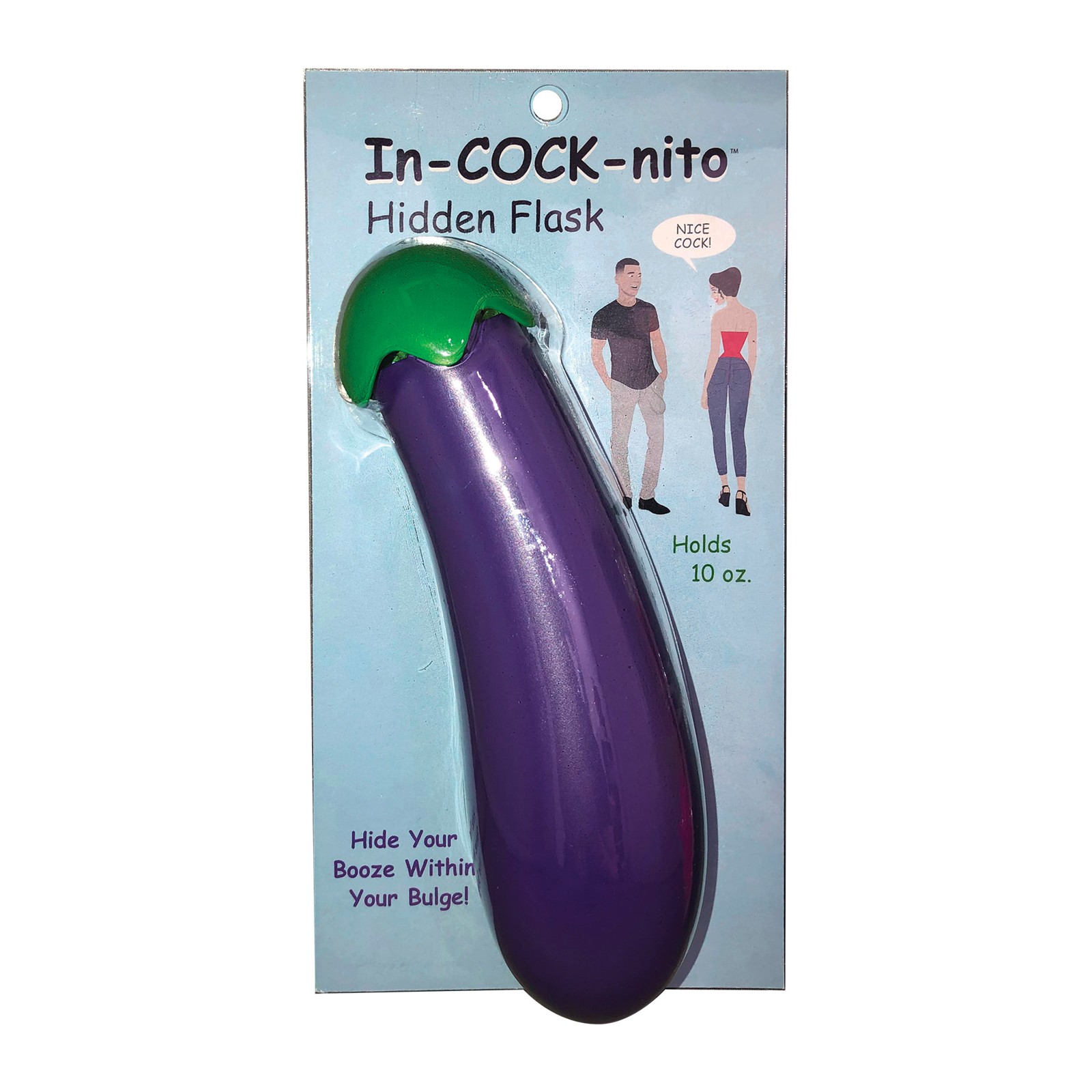 Frasco Oculto In-Cock-Nito para Bebidas Discretas