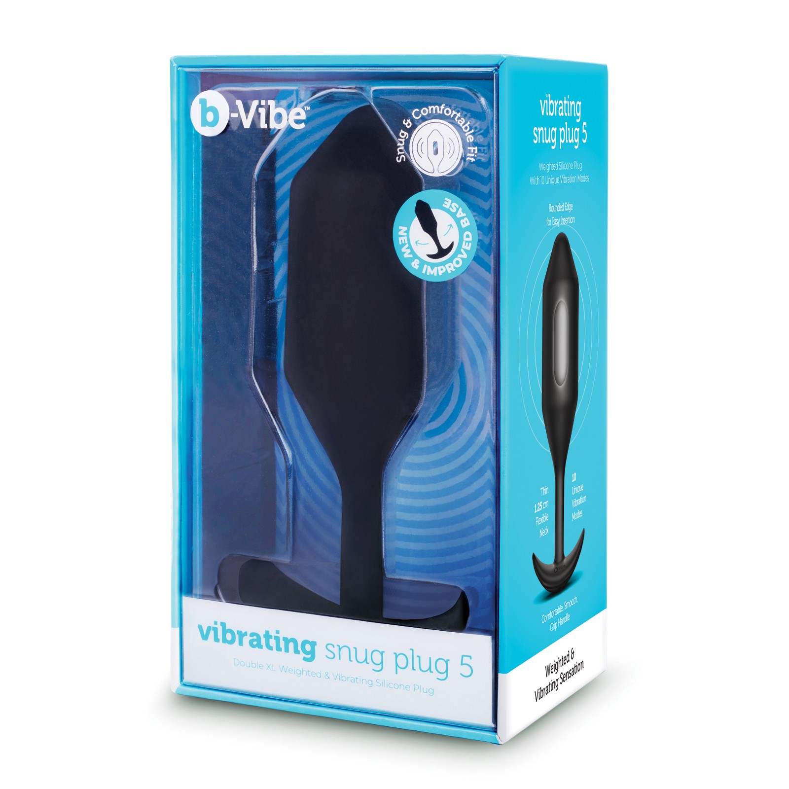 b-Vibe Plug Ajustado Vibrador para Placer Supremo