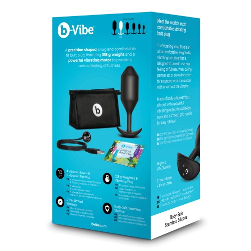 b-Vibe Plug Ajustado Vibrador para Placer Supremo