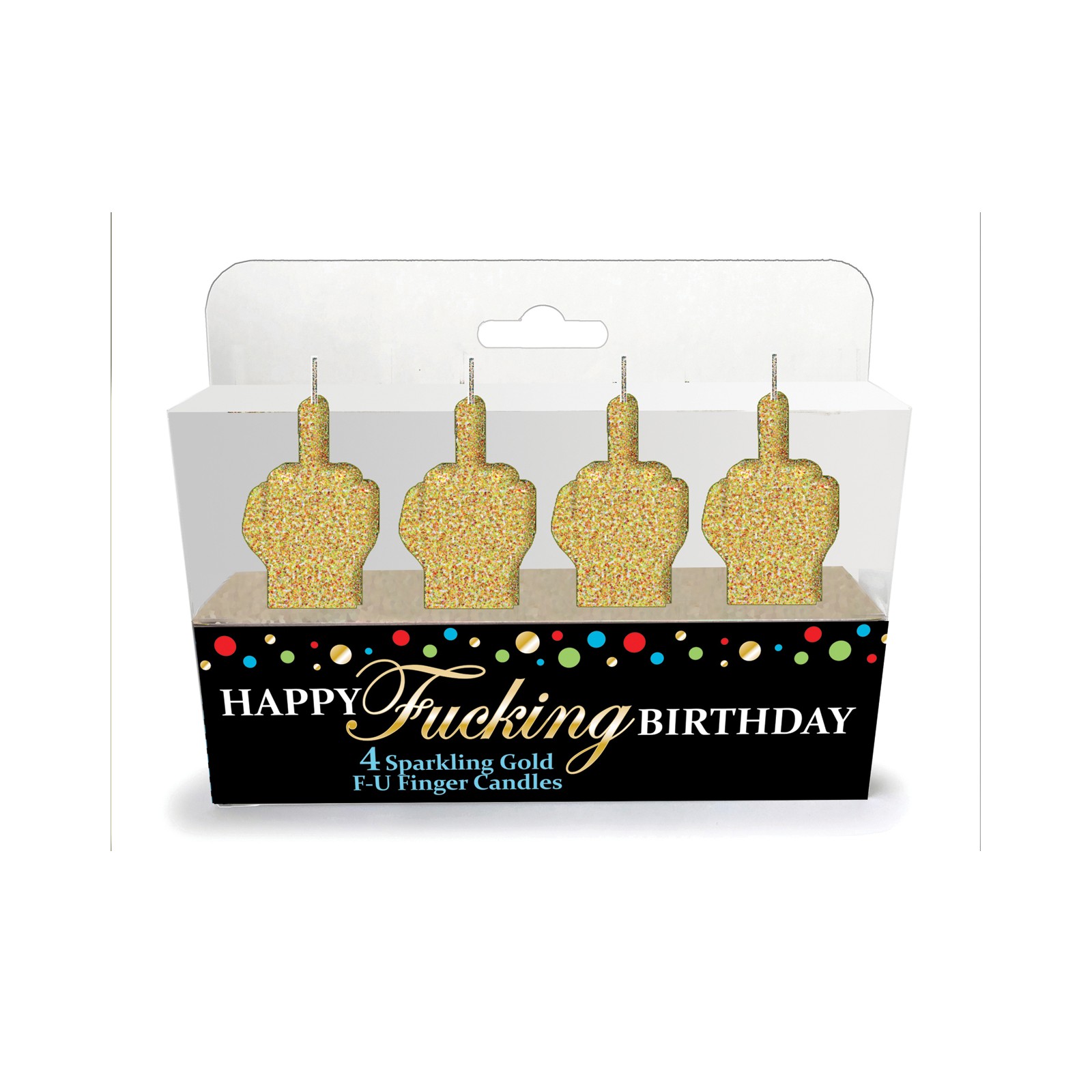 Happy Fucking Birthday FU Candle Set