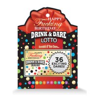 Drink & Dare Birthday Lotto Game - Fun Party Game