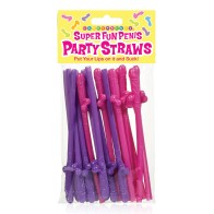 Fun Party Straws in Penis Shape