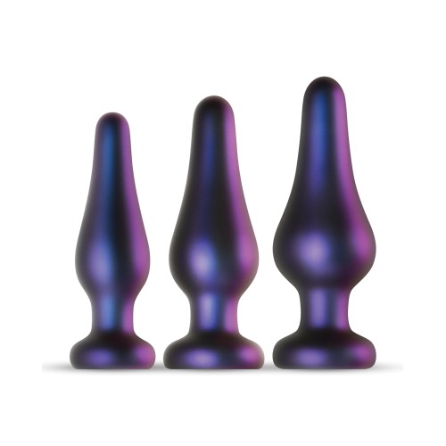 Hueman Comets Purple Butt Plug Set of 3