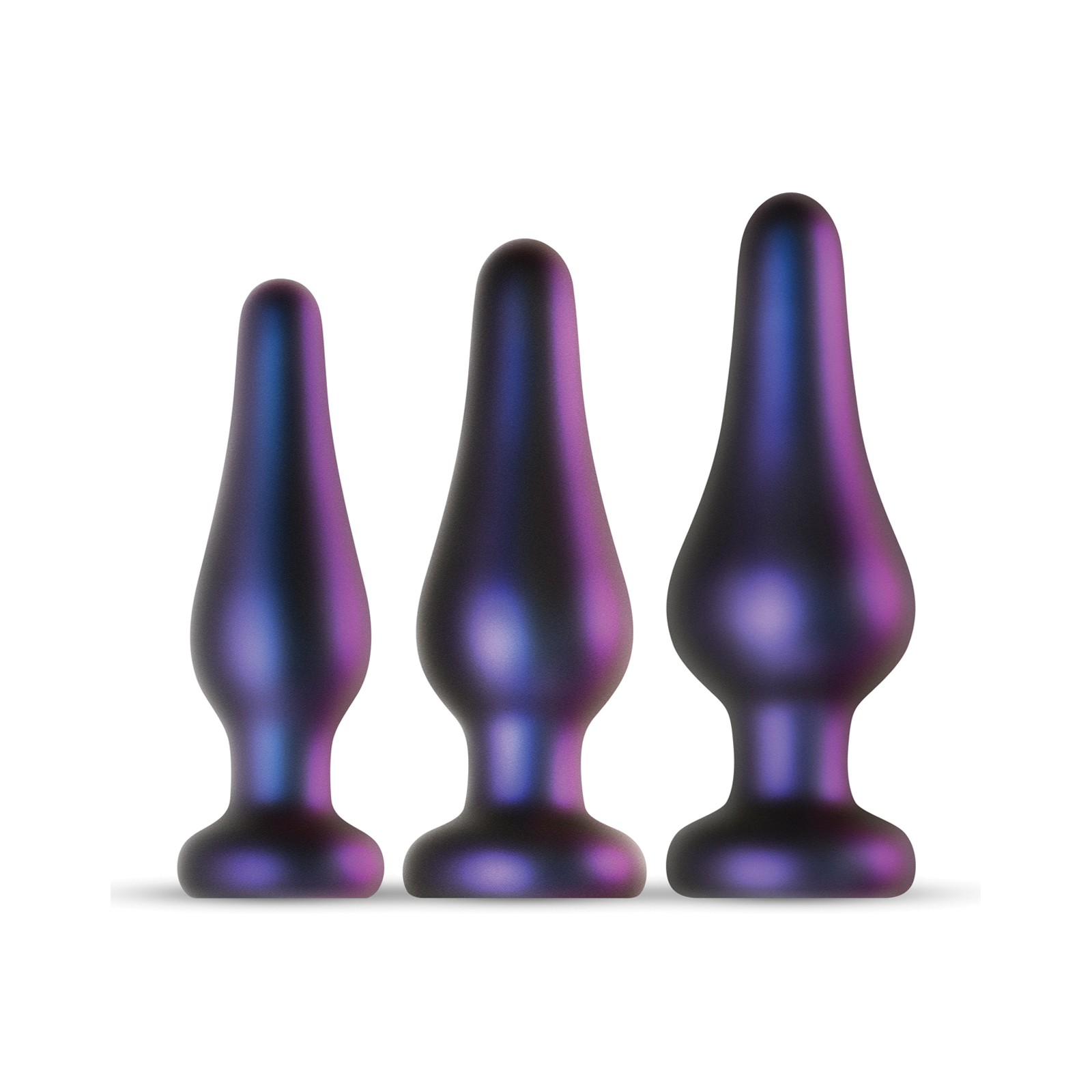 Hueman Comets Purple Butt Plug Set of 3