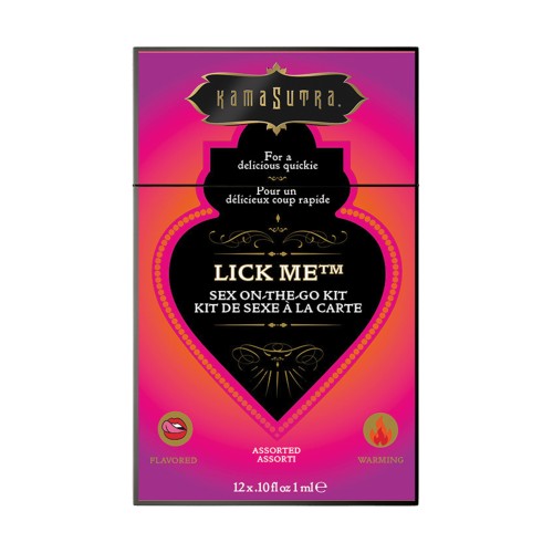 Kama Sutra Lick Me Kit para Sexo en Movimiento - Intimidad en Cualquier Momento