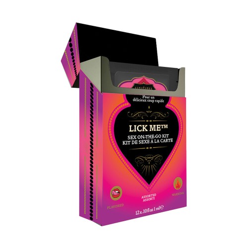 Kama Sutra Lick Me Kit para Sexo en Movimiento - Intimidad en Cualquier Momento