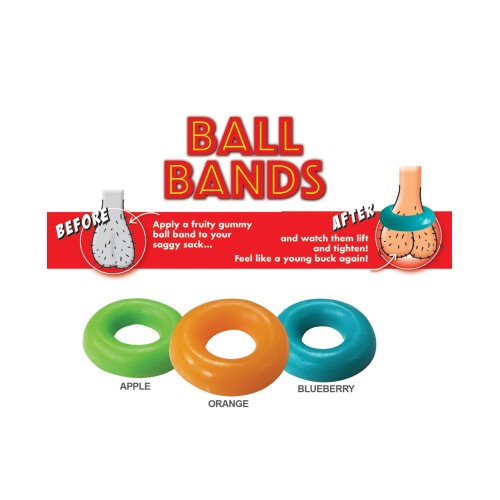 Gummy Ball Bands Assorted Flavors