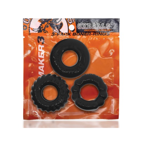 Oxballs Bonemaker Cockring Kit - 3 Pack