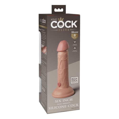 King Cock Elite Dual Density Dildo - 6 Inch