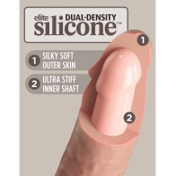 Pene de Silicona de Densidad Dual King Cock Elite de 7 Pulgadas - Sensación Realista