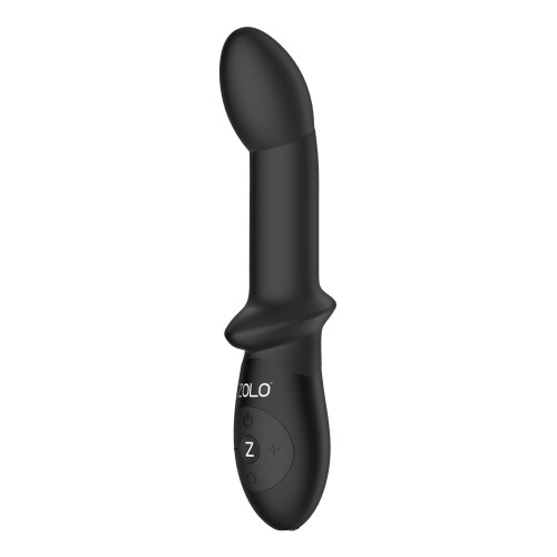 Vibrador Beaded P Spot ZOLO - Negro - Placer Anal