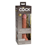 King Cock Elite Dual Density Silicone Cock for Realistic Pleasure