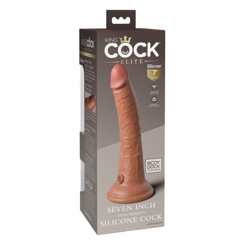 King Cock Elite Dual Density Silicone Cock for Realistic Pleasure