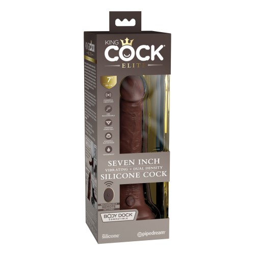 Pene Vibrador King Cock Elite de 7 Pulgadas para el Placer Definitivo