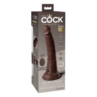 Pene Vibrador King Cock Elite de 7 Pulgadas para el Placer Definitivo