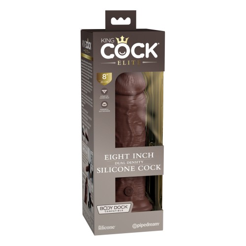 Dildo King Cock Elite 8" - Realista y Cómodo