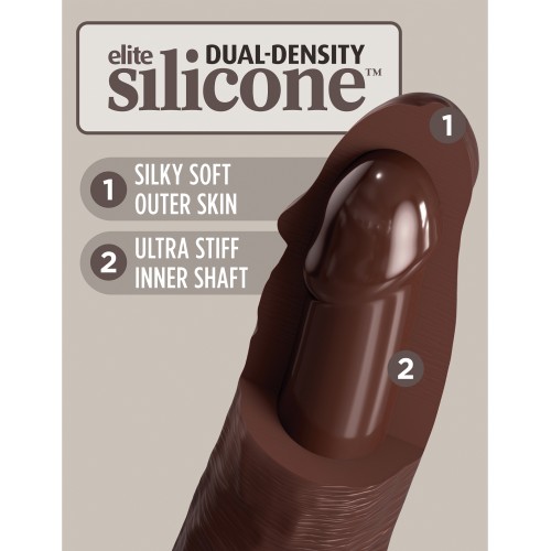 King Cock Elite 8" Silicone Dildo - Realistic & Comfortable