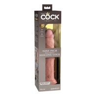 Polla de Silicona King Cock Elite de 9 Pulgadas - Sensación Suprema