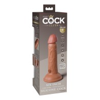 King Cock Elite 6 Dual Density Vibrating Cock