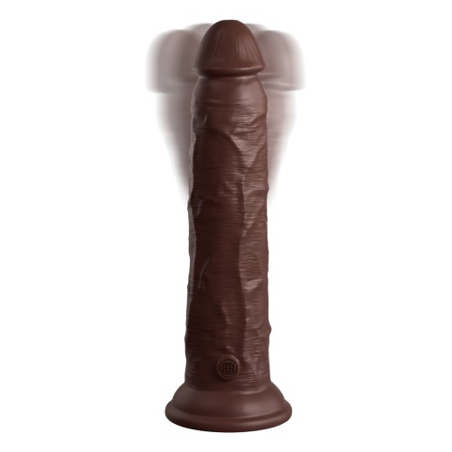 Cock de Silicona Vibrador King Cock Elite 9" Marrón