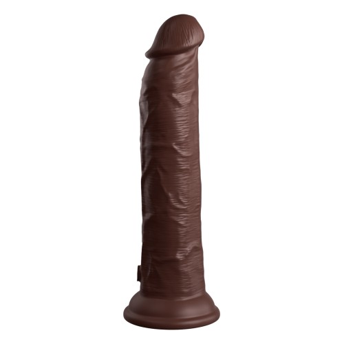 Cock de Silicona Vibrador King Cock Elite 9" Marrón