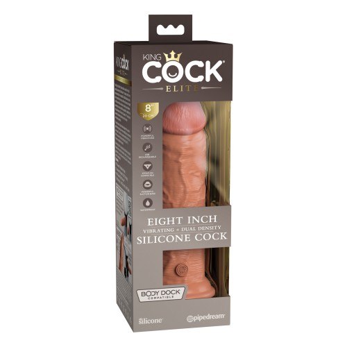 Dildo Vibrador de Silicona King Cock Elite