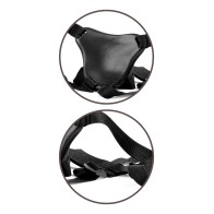 King Cock Elite Comfy Body Dock Strap On Harness Black