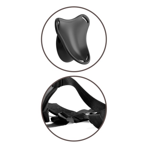 King Cock Elite Beginner's Body Dock Harness Black