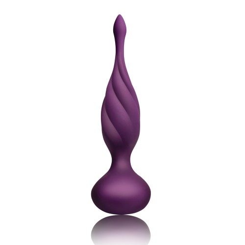 Rocks Off Remote Controlled Anal Plug Purple