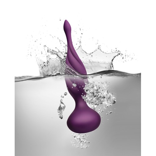 Rocks Off Remote Controlled Anal Plug Purple