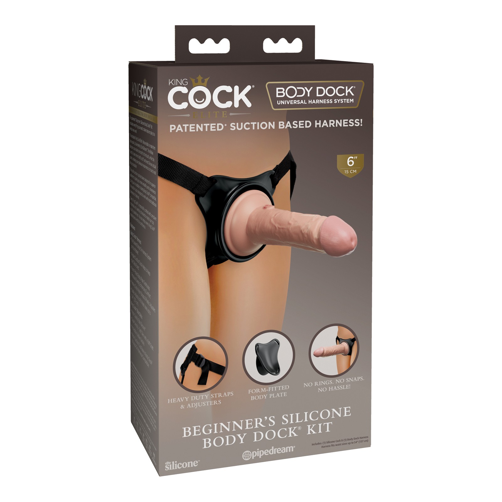 King Cock Elite Beginner's Silicone Body Dock Kit