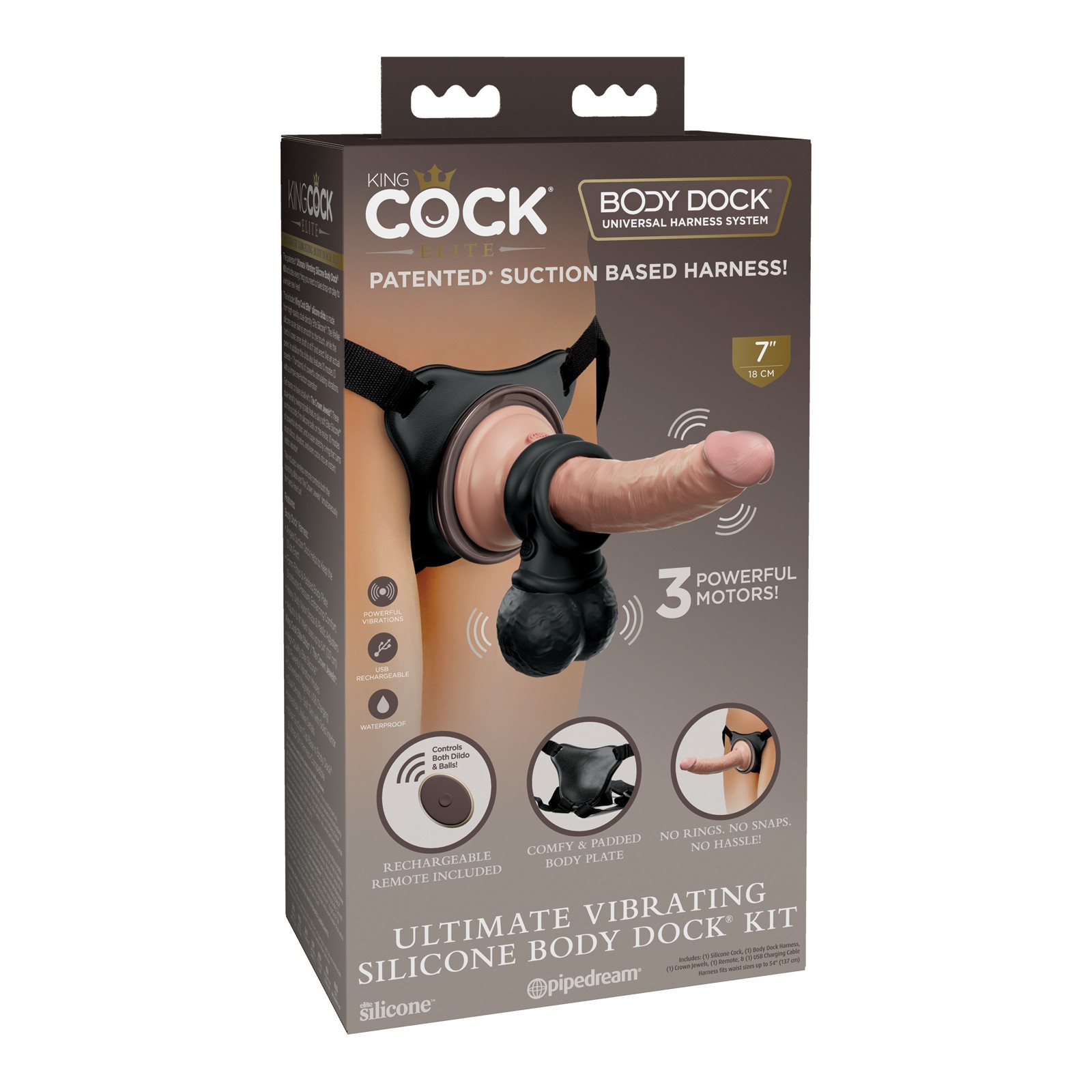 King Cock Elite Dock Corporal Vibratorio