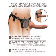 Kit King Cock Elite Comfy Silicone Body Dock