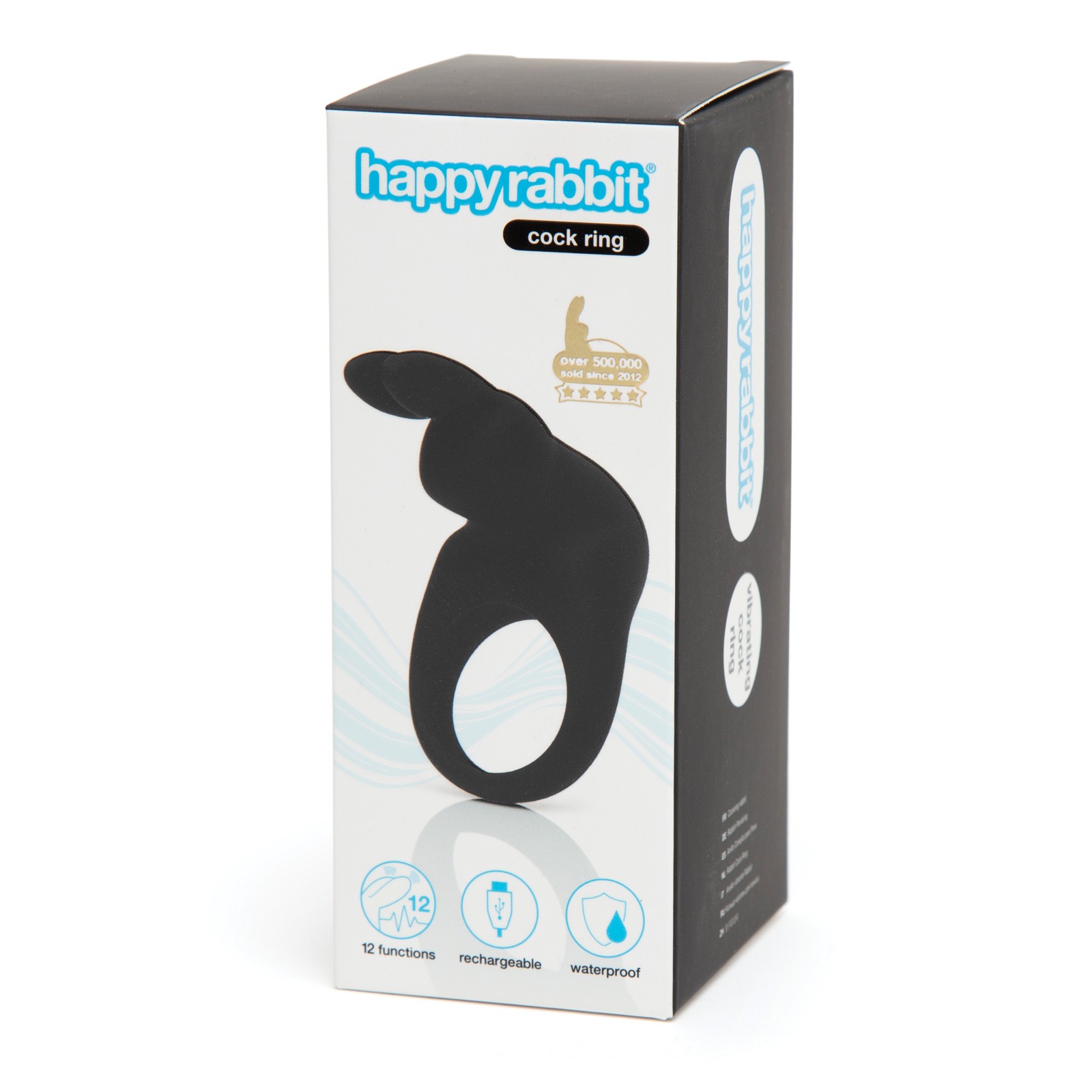 Anillo Vibrador Recargable Happy Rabbit para Placer Doble