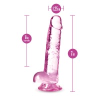 Blush Naturally Yours 7" Dildo - Rose