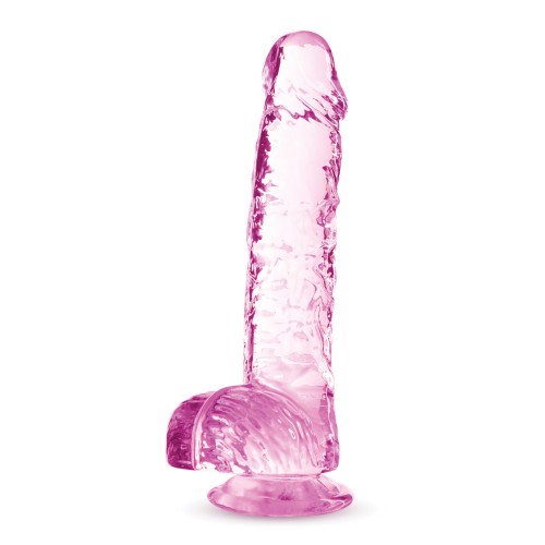 Dildo Cristalino de 6 Pulgadas Rosa Blush Naturally Yours