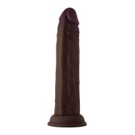 Shaft Model J Flexskin Liquid Silicone Dong - Mahogany