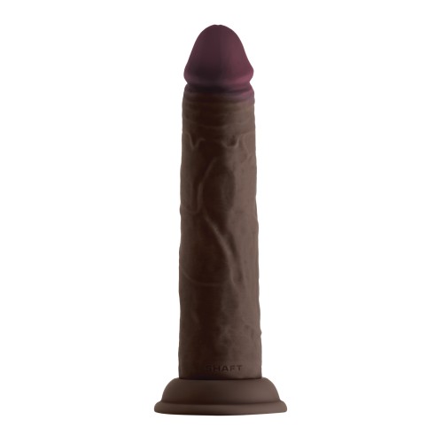 Shaft Model J Flexskin Liquid Silicone Dong - Mahogany