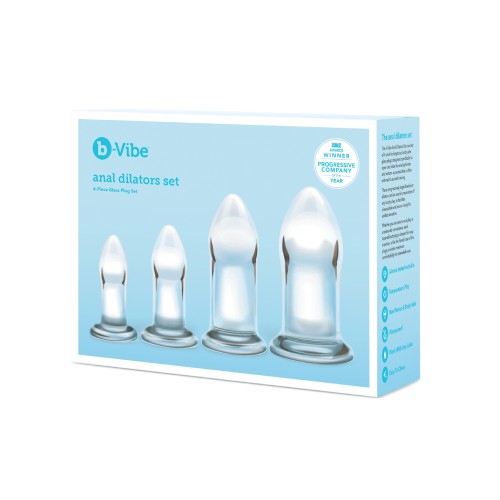 b-Vibe Glass Anal Dilator Set